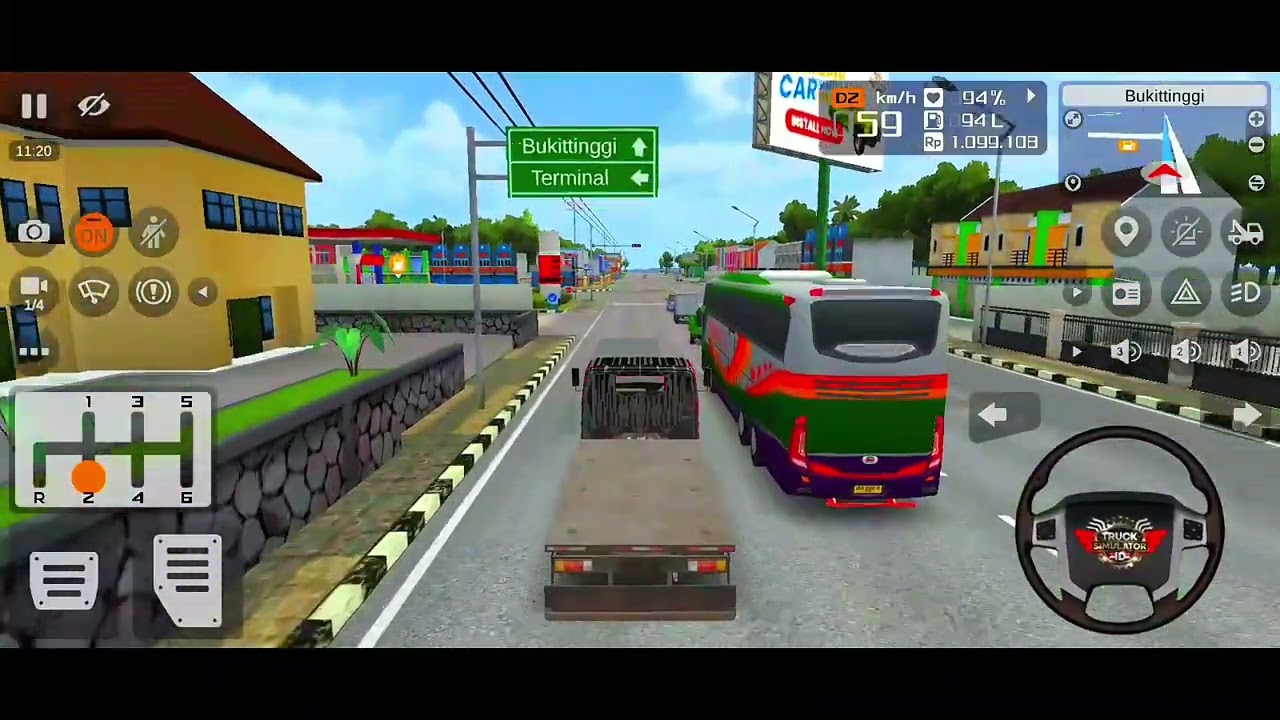 Truk simulator | perjalanan mengangkut tanker minyak #gameandroid #truksimulator #gameplay