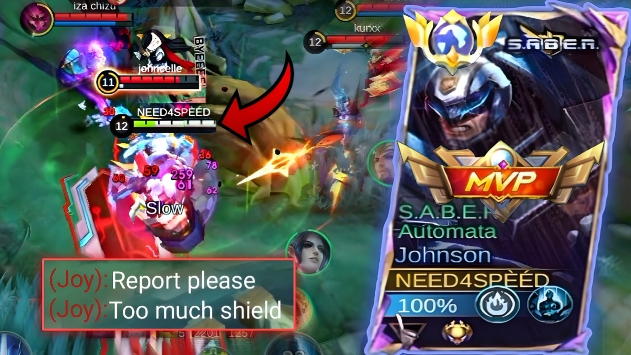Try This New Build For JOHNSON Auto WINSTREAK! 🔥 //MLBB