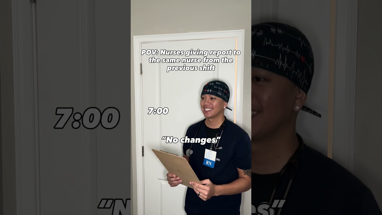 Быстрая пересдача смены коллеге. #юмормедсестер #сестринскоедело
