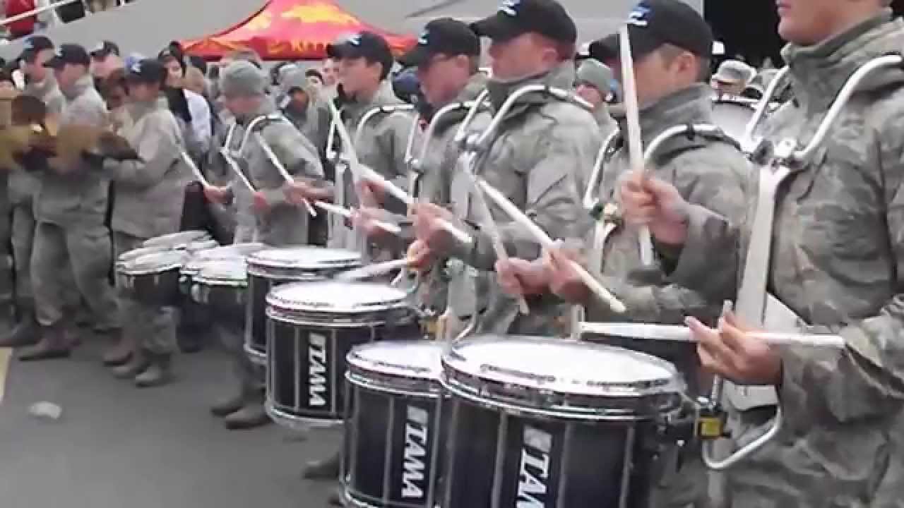 Army vs. Air Force Drum Line Battle (Part 1)
