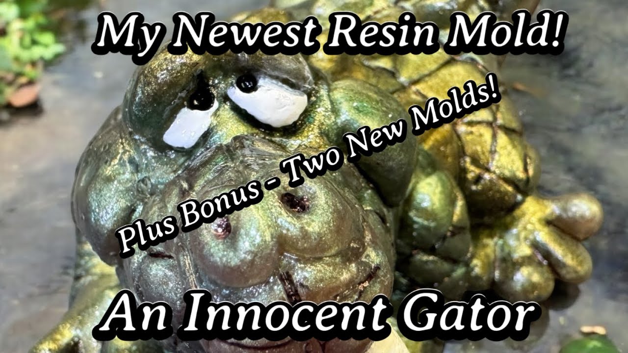#743 My Newest Resin Molds! Don't Miss This Innocent Alligator!