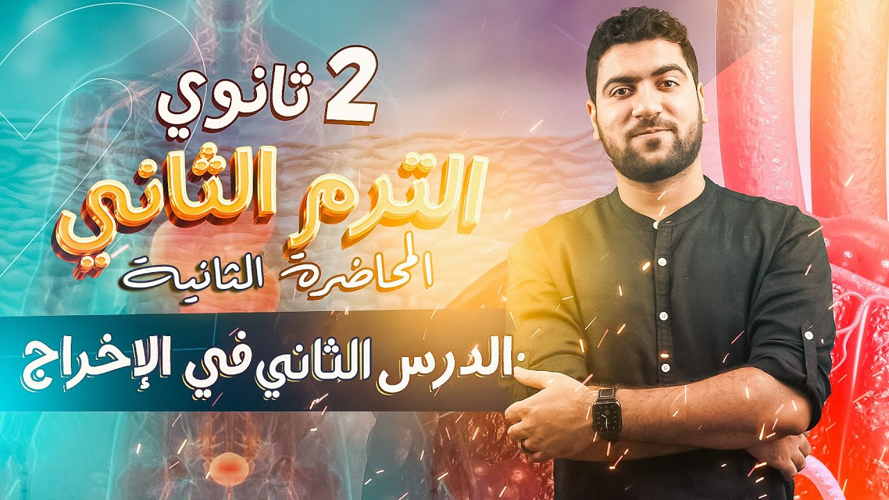 ٢-الإخراج في الإنسان - تركيب الكلية والجهاز البولي 🚀✨ أحياء تانية ثانوي 2024 ♥️