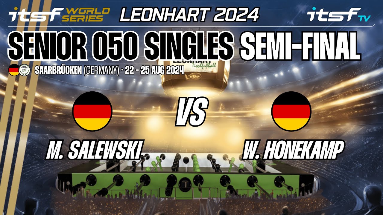 M. Salewski vs W. Honekamp - Senior Over 50 Singles - Semi-Final - ITSF World Series Leonhart 2024