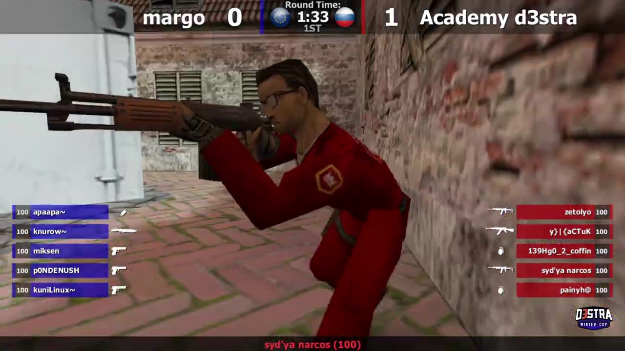 ФИНАЛ D3stra Winter Cup /  ( Academy d3stra ) vs ( margo ) / MAP : DE_MIRAGE