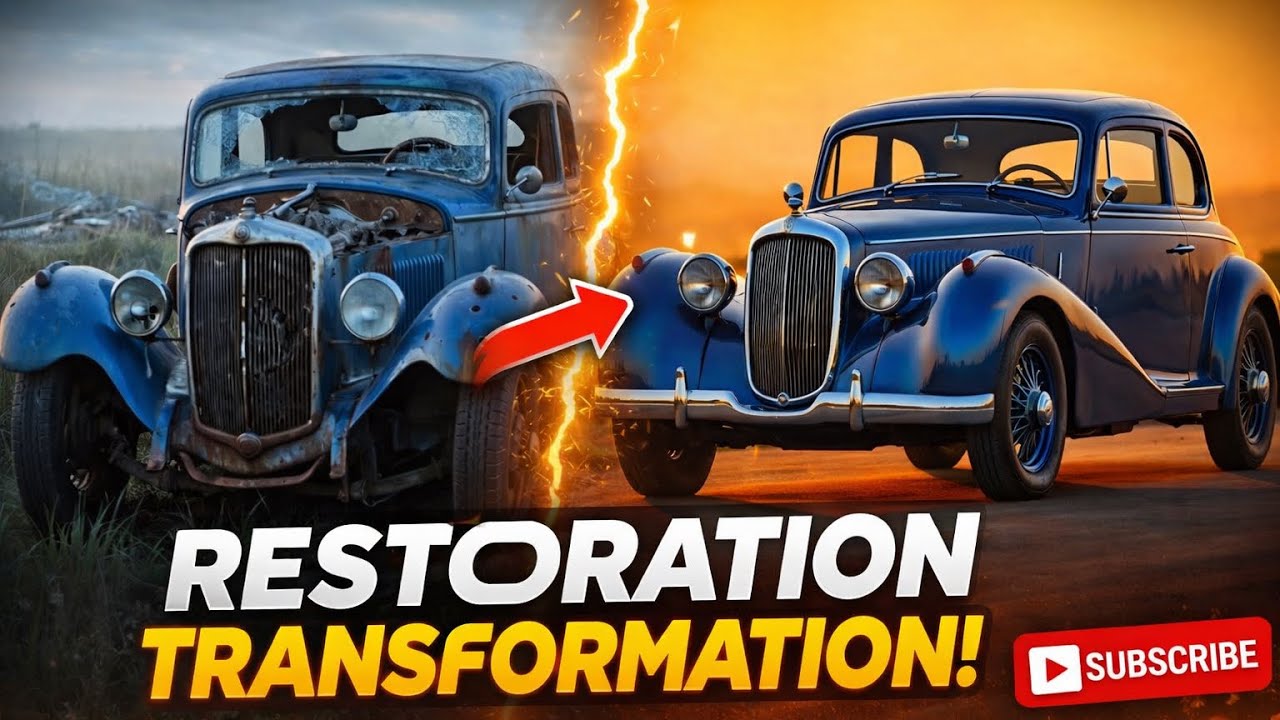 	50-Year-Old Car FULL Restoration – Satisfying Makeover!