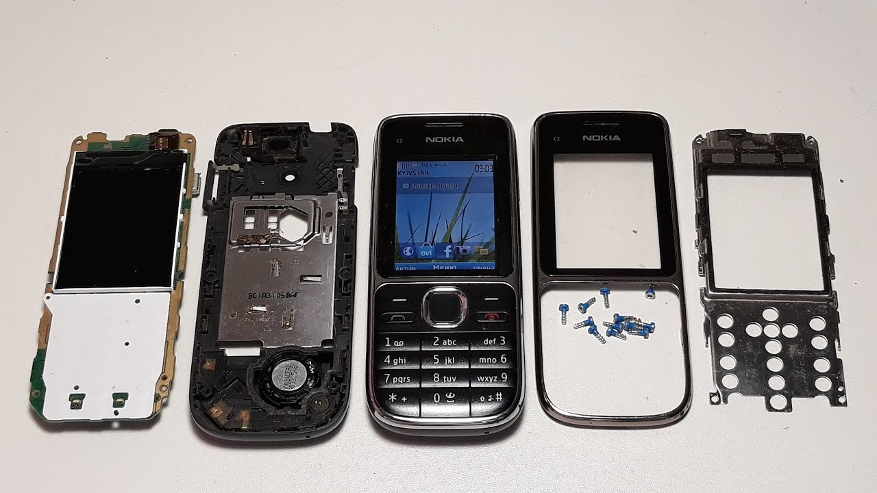 Restoration Nokia C2-01 Ремонт, Восстановление, Прошивка на русский язык Restoring Broken Cell Phone
