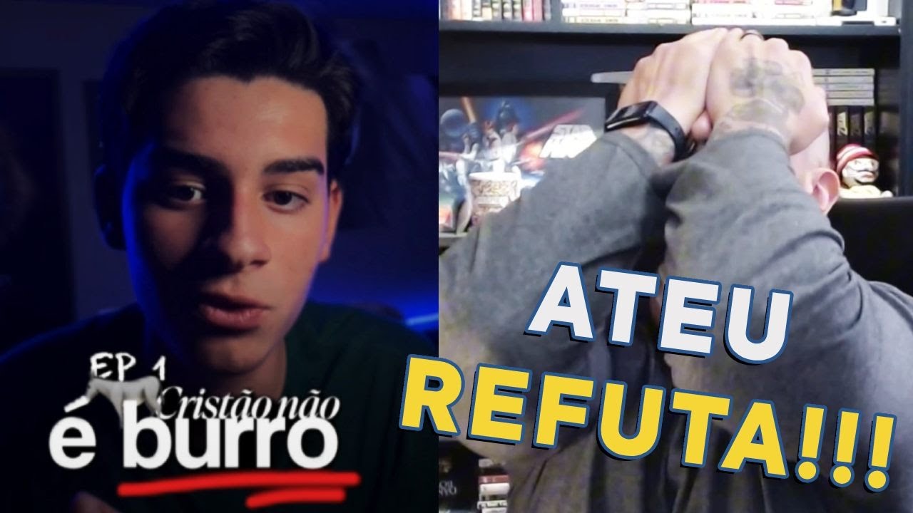 CRENTE tenta PROVAR que CRISTÃO não É BURRO - ATEU REFUTA