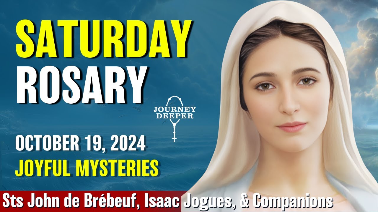 Saturday Rosary 💙 Joyful Mysteries of the Rosary 💙 October 19, 2024 VIRTUAL ROSARY