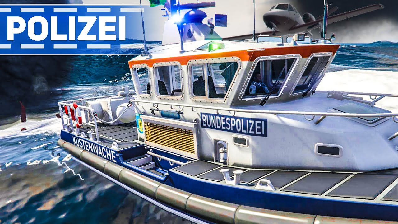 FLUGZEUGABSTURZ im Meer - wird der Pilot gerettet? | DIE POLIZEI #29 GTA 5 LSPDFR deutsch