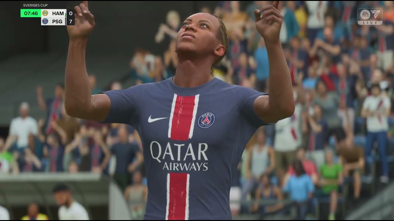 Victoire du Paris Sant Germain vs Hammarby 93-0 in Sweden Cup. 40 buts de Blaise Louzingou Dieu