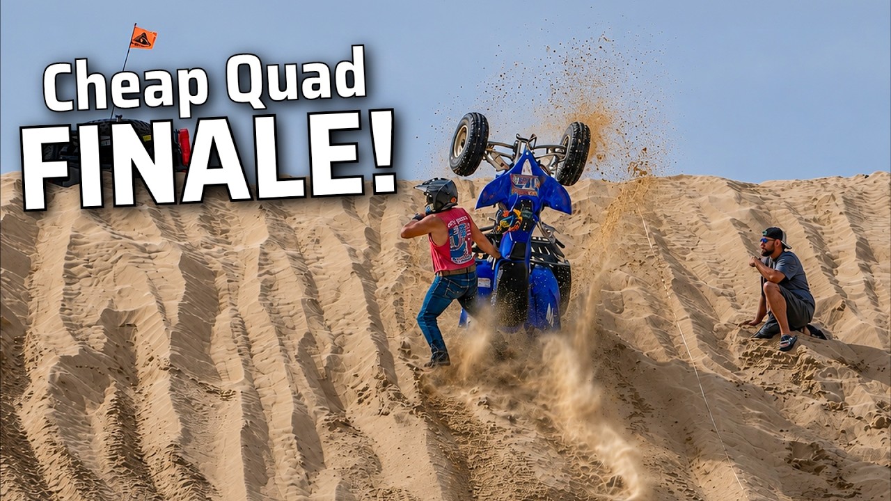 CHEAP Quad Challenge FINALE! Things go WRONG QUICK!