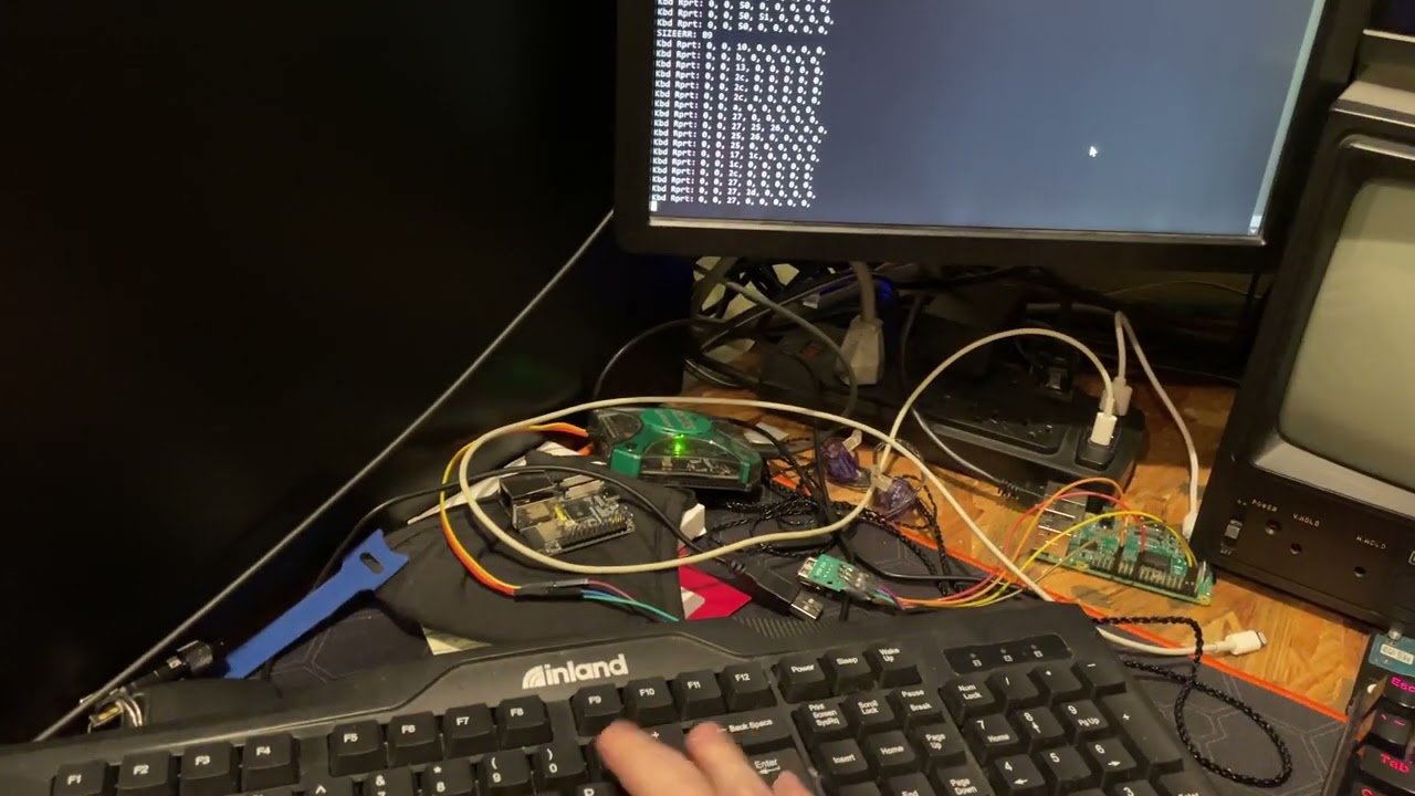 Rpi Bitbanged USB HID Host