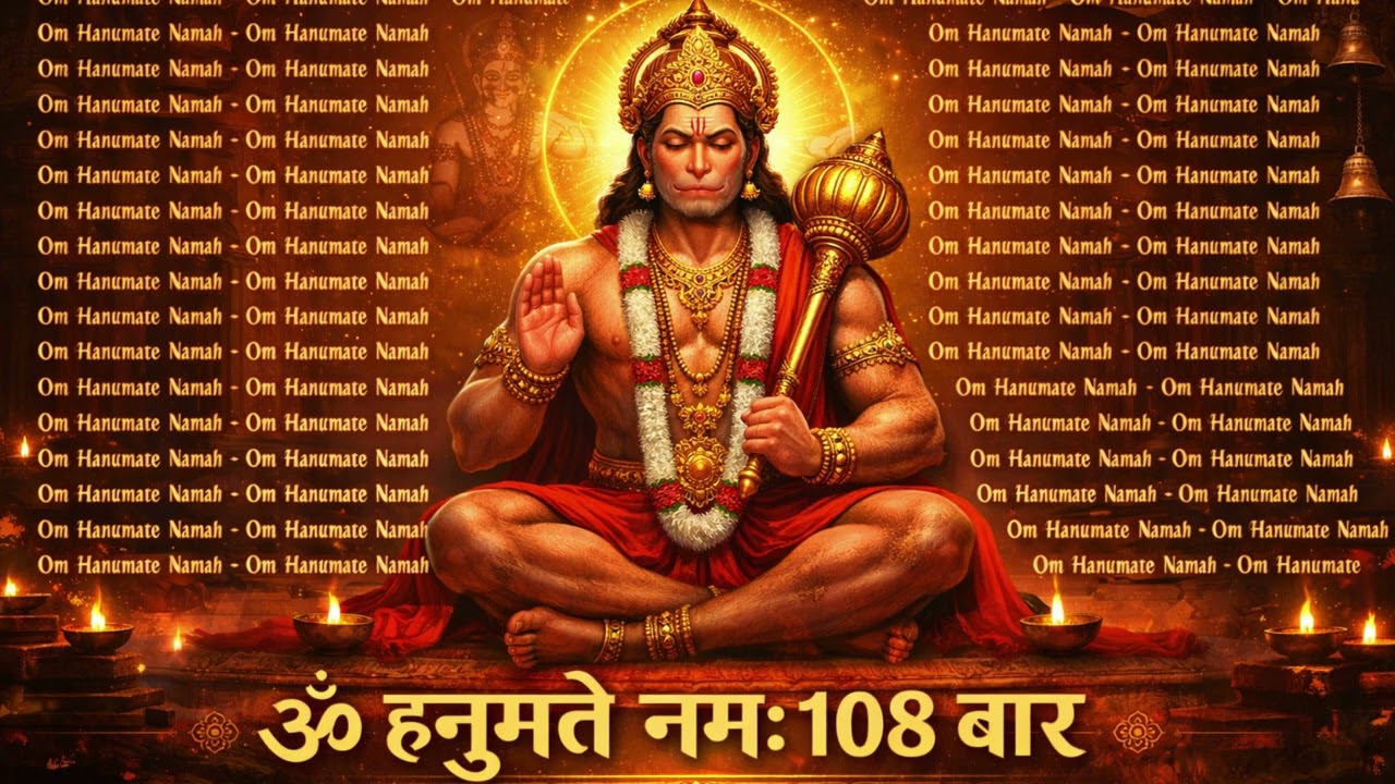 Hanuman Mantra 108 times/Om Hanumate Namah 108times