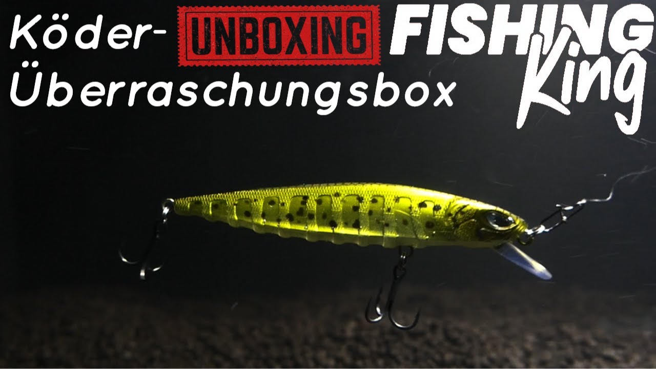 Schwierig... Köder-Übox Fishing King Shop I Unboxing  Wasser-UV-Test