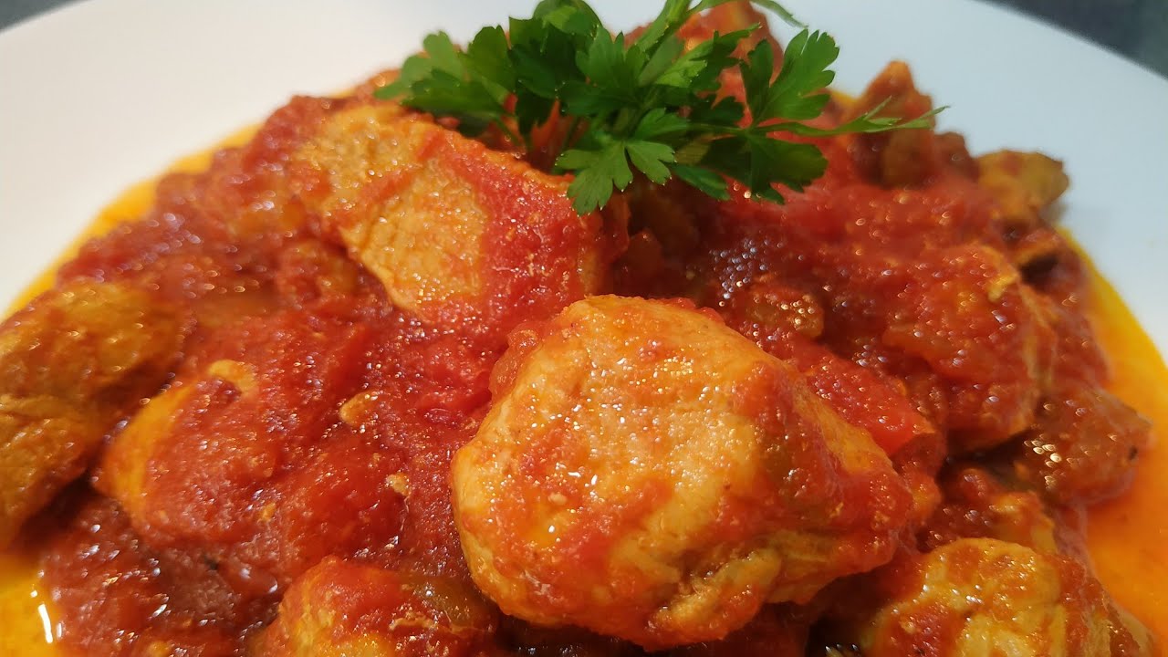 Carne con tomate / deliciosa 😋