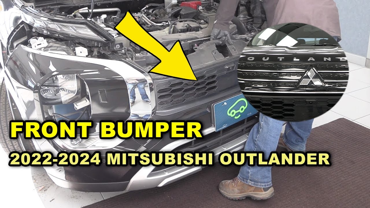 Инструкция по самостоятельному снятию переднего бампера - Mitsubishi Outlander 2022-2024