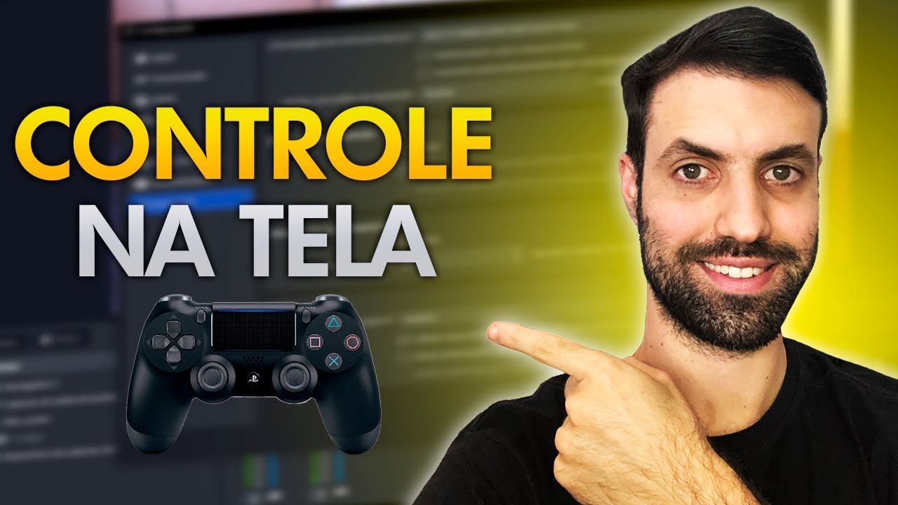 Como colocar Controle na tela dos seus Vídeos e Lives no Obs Studio