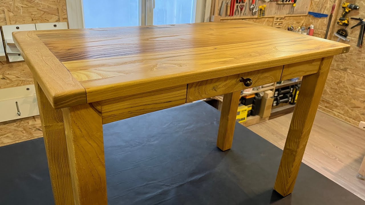 I am renewing the wooden table I made 5 years ago / 5 yıl önce yaptığım ahşap masayı yeniliyorum