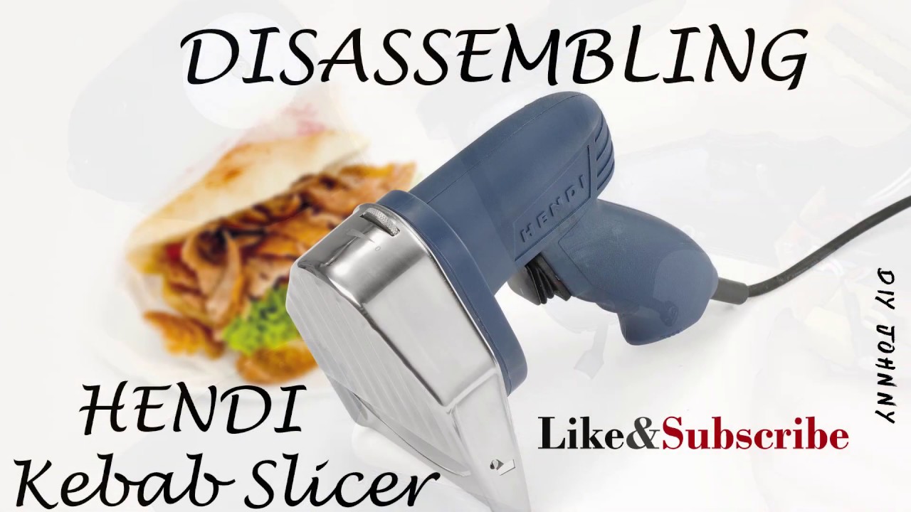 Disassembling HENDI Electric kebab/shaorma slicer