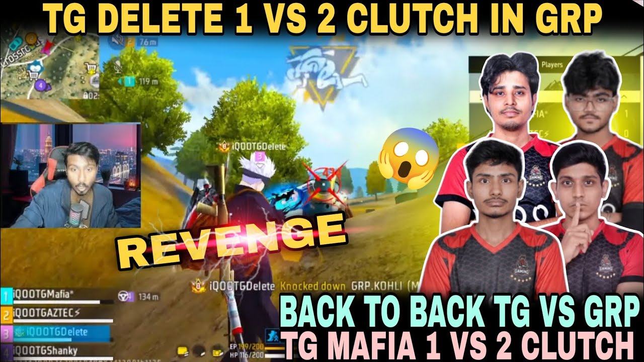 TG ESPORTS REVENGE IN GRP 😱| MAFIA DELETE 1 VS 2 CLUTCH ☠️| BACK TO BACK CLUTCH|HIGHLIGHTS GAMEPLAY 