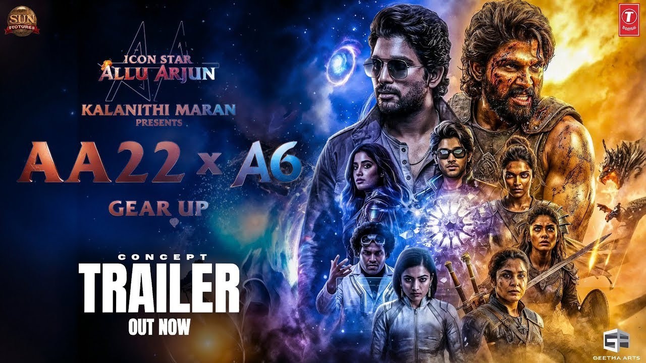 AA 22 - A6 - Official Hindi Trailer | Allu Arjun, Deepika Padukone, Attlee Kumar, New Movie 2026