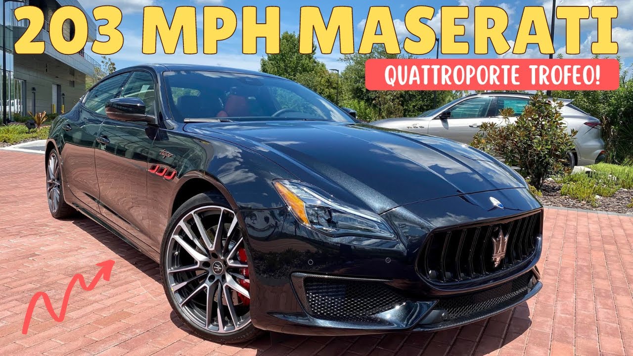 Maserati Quattroporte Trofeo мощностью 580 лошадиных сил — один из последних в своем роде