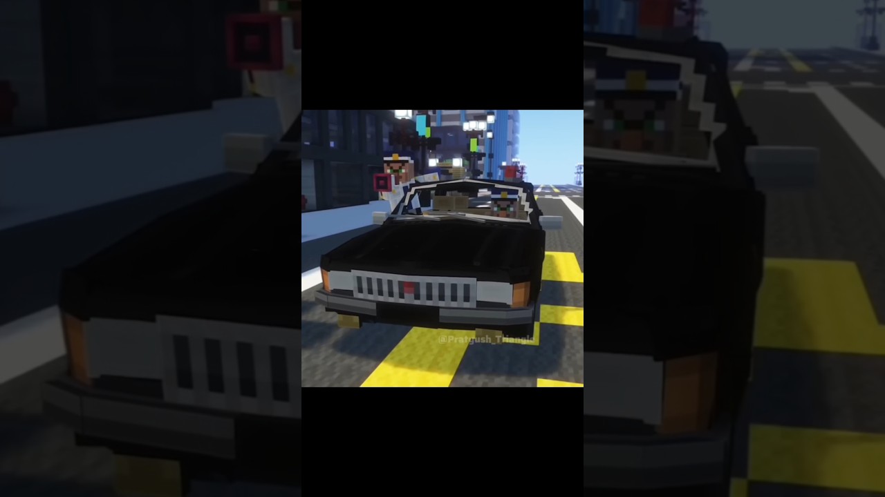 Minecraft Police Chase! Villagers On The Run 🚨🚔 #Minecraft #Shorts