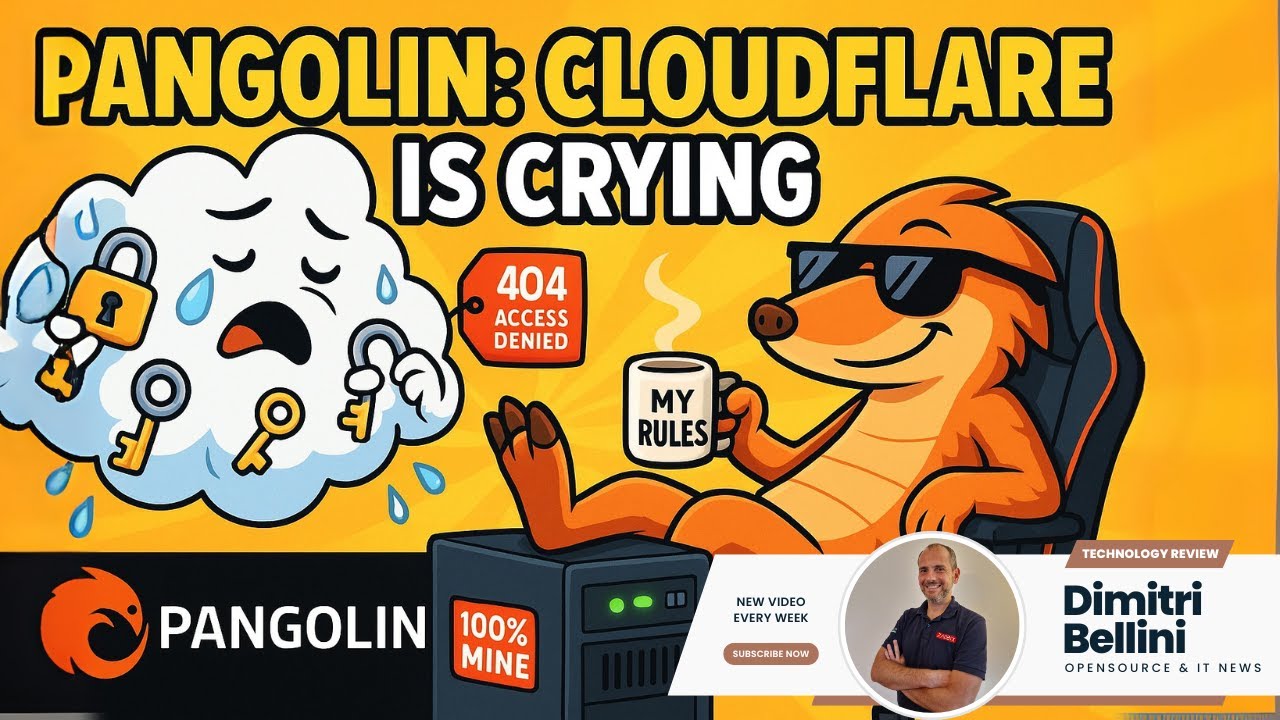 Pangolin: Cloudflare is Crying - [Sub EN] #opensource #selfhosted