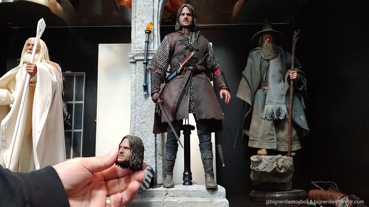 Asmus Aragorn Battle of Helms Deep Deluxe 1/6 Sixth Scale Lord of the Rings Action Figure Review
