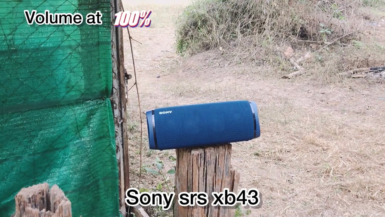 SONY SRS-XB43 outdoor sounds test 🔥🔊🎵🎧