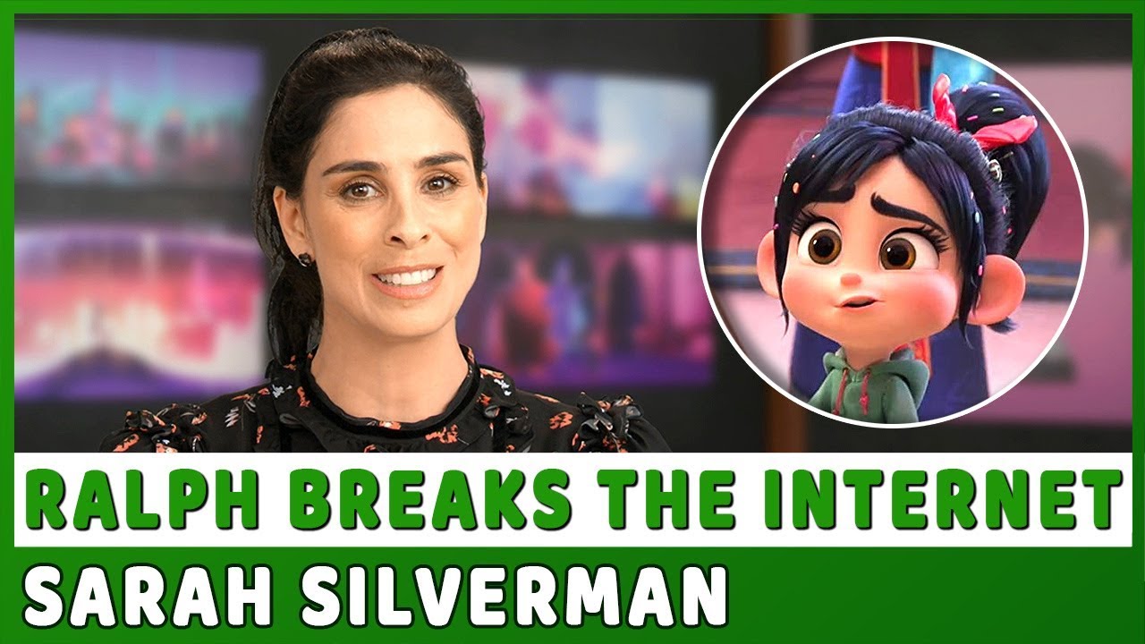 RALPH BREAKS THE INTERNET | On-studio visit with Sarah Silverman 