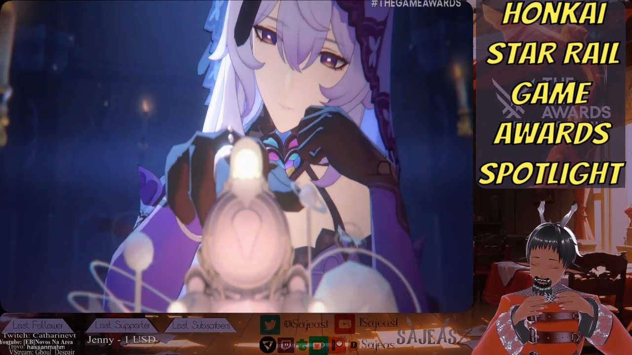 Vtuber live reaction to Honkai: Star Rail - A Story That Never Grows Dull | Game Awards 2023