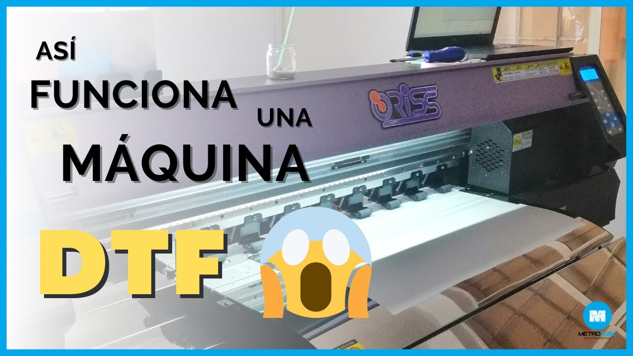 ¿Cómo funciona una máquina DTF?