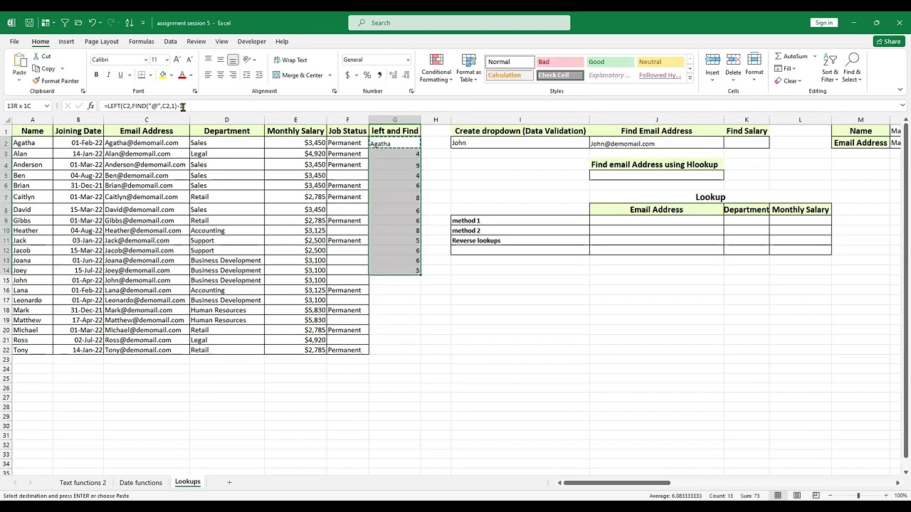 Excel Class Dheeraj_4
