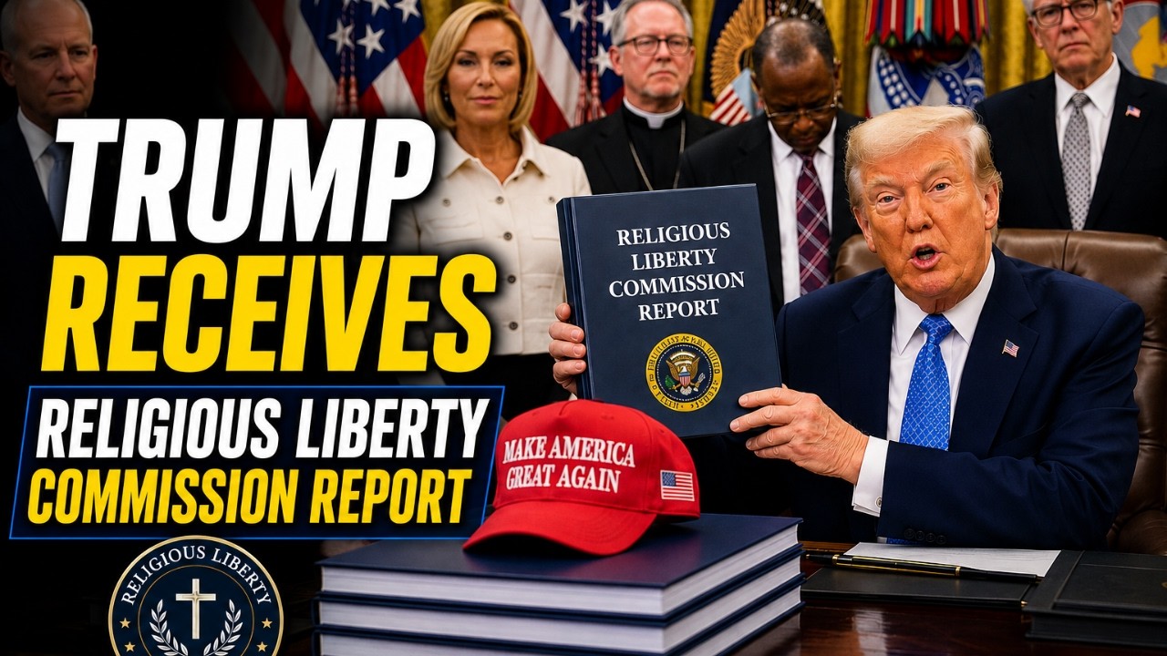 Trump Receives Religious Liberty Commission Report at White House