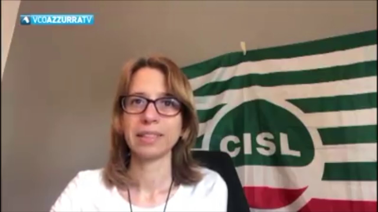 Primo Maggio 2020: la segretaria Cisl Piemonte Orientale, Elena Ugazio, fa il punto a Vco Azzurra Tv