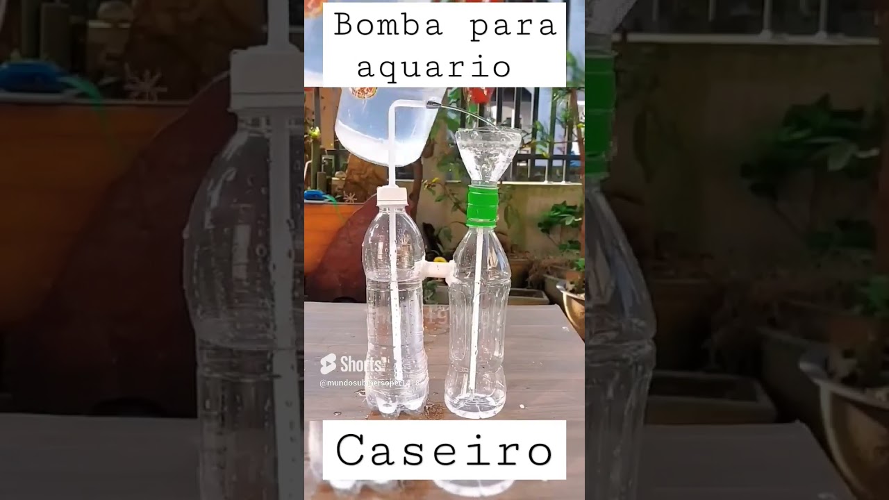 bomba para aquario caseira
