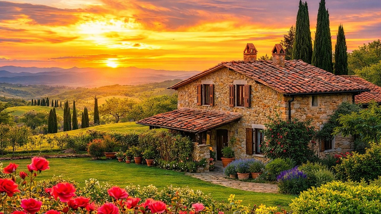 Beautiful Relaxing Music 🌿 | Nature & Italian Views | Healing for the Soul & Body