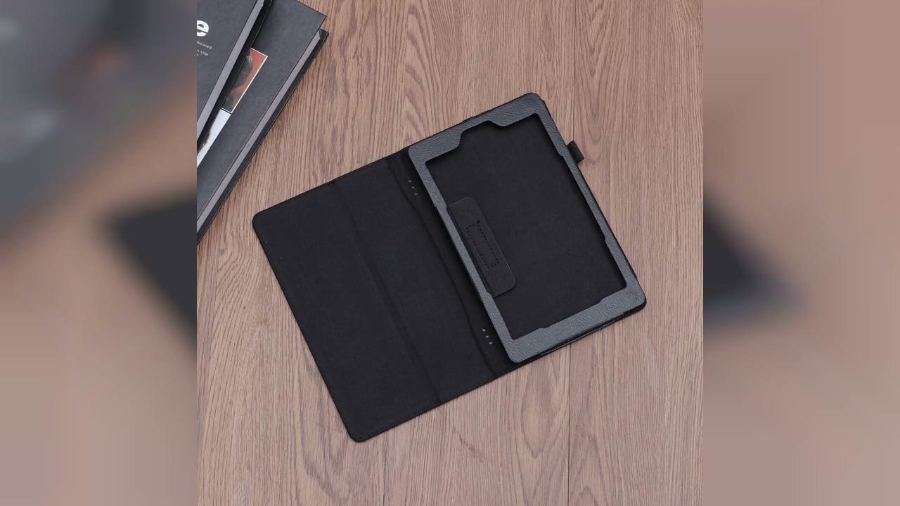 Rezension: Toddmomy Pu-Leder-schutzhülle Tablet Hülle mit Ständerfunktion Schlanke Falthülle Tabl...