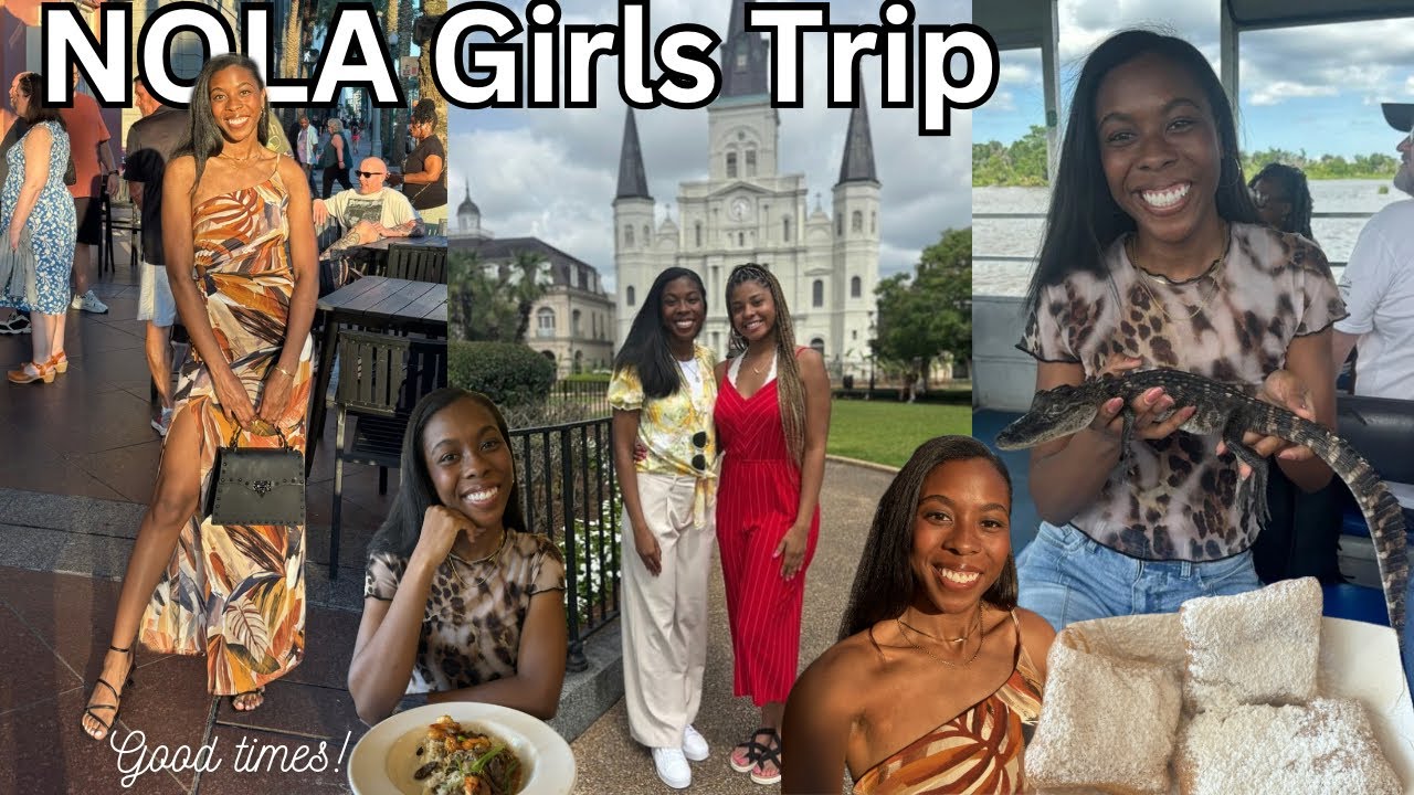 NOLA Girls Trip | Beignet Review, Swamp Tour, Burbon Street, and MORE!