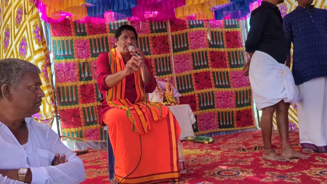 మాచర్లమండలం కొత్తూరుగ్రామంలో భవనారుషీ భద్రావతికళ్యాణంలో భారతీయరుషితత్త్వం కుటుంబం దేవాలయాలపై ప్రవచనం
