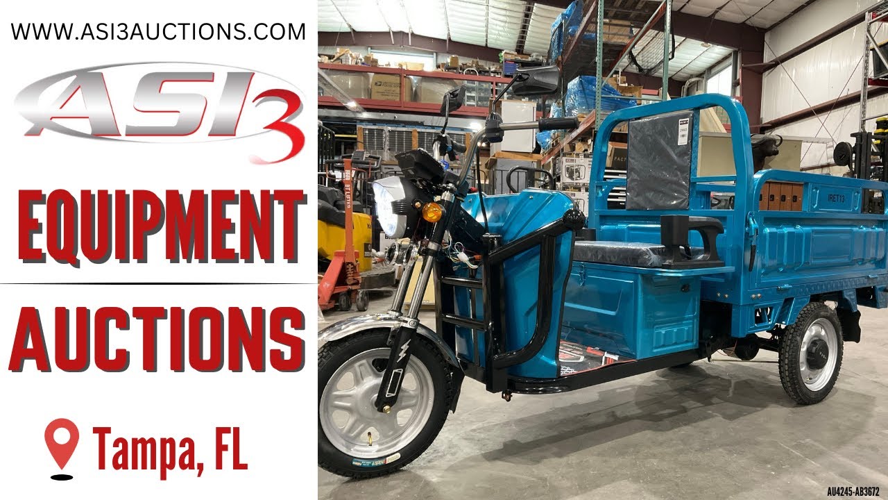 🚙Unused 2025 High-End Electric Tricycle IRET13 | LED Headlights | 3-Speed Adjustable | Runs & Drives