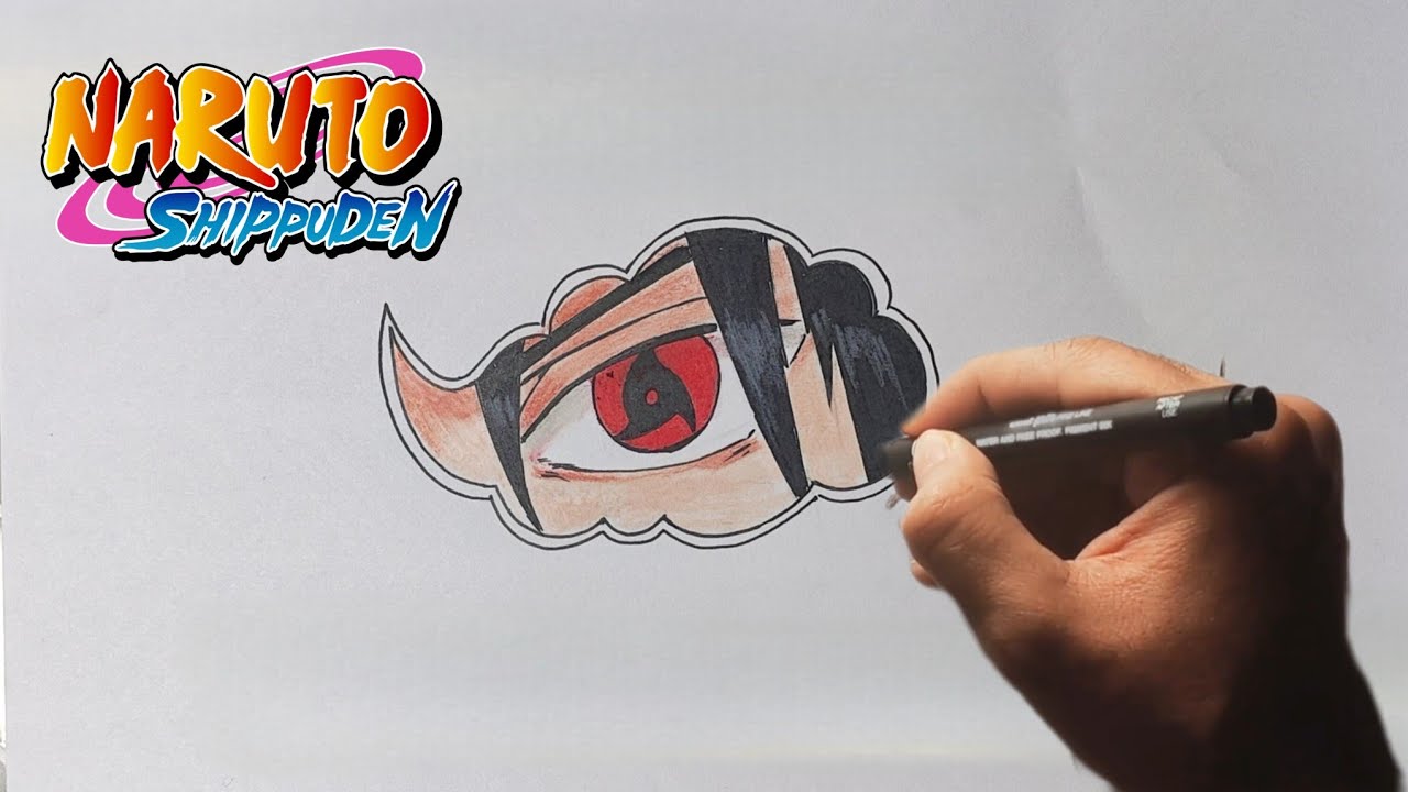 How to Draw Itachi's Eyes | Step-by-Step Tutorial