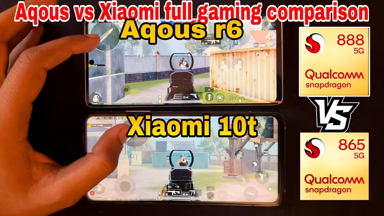 Sharp Aqous R6 vs Xiaomi mi 10t PUBG/BGMI Test in Hindi/Urdu 🔥 | xiaomi vs Aqous | Graphics | Price.