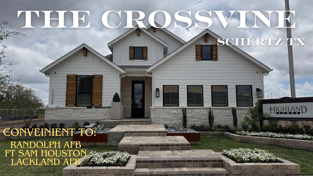 The Crossvine, Schertz Tx, Highland Homes Model