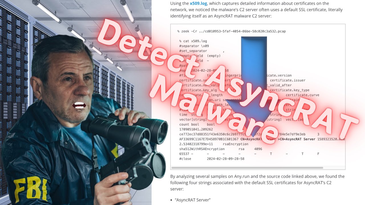 Detecting AsyncRAT 🐀 Malware C2 With Zeek And Suricata!