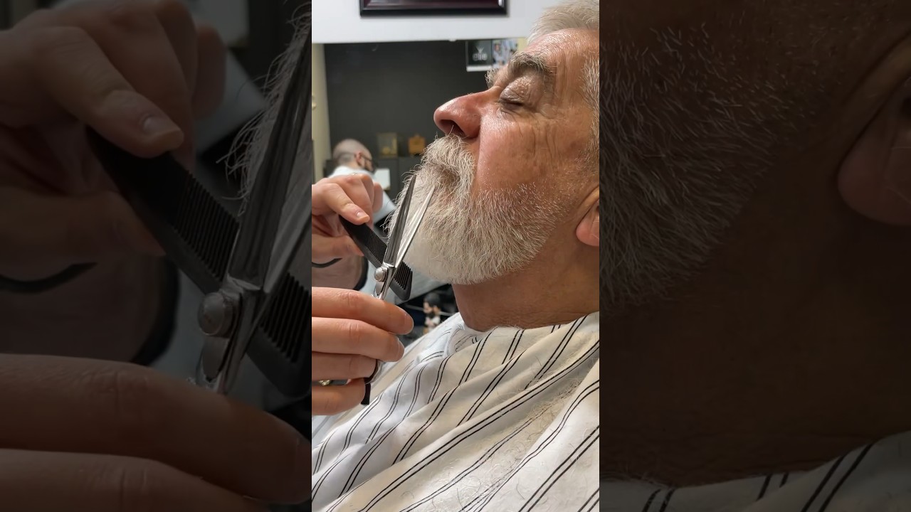 BARBER  details beard trim 💈 #detailing #beard #beardcare #beardlife #bearded #beardstyle