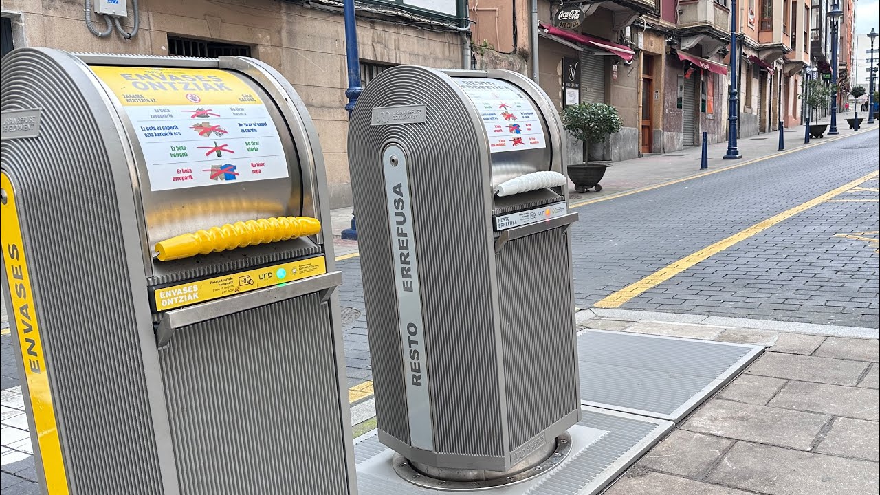 Portugalete amplía la recogida neumática de basuras con 4 nuevos buzones en el Ojillo