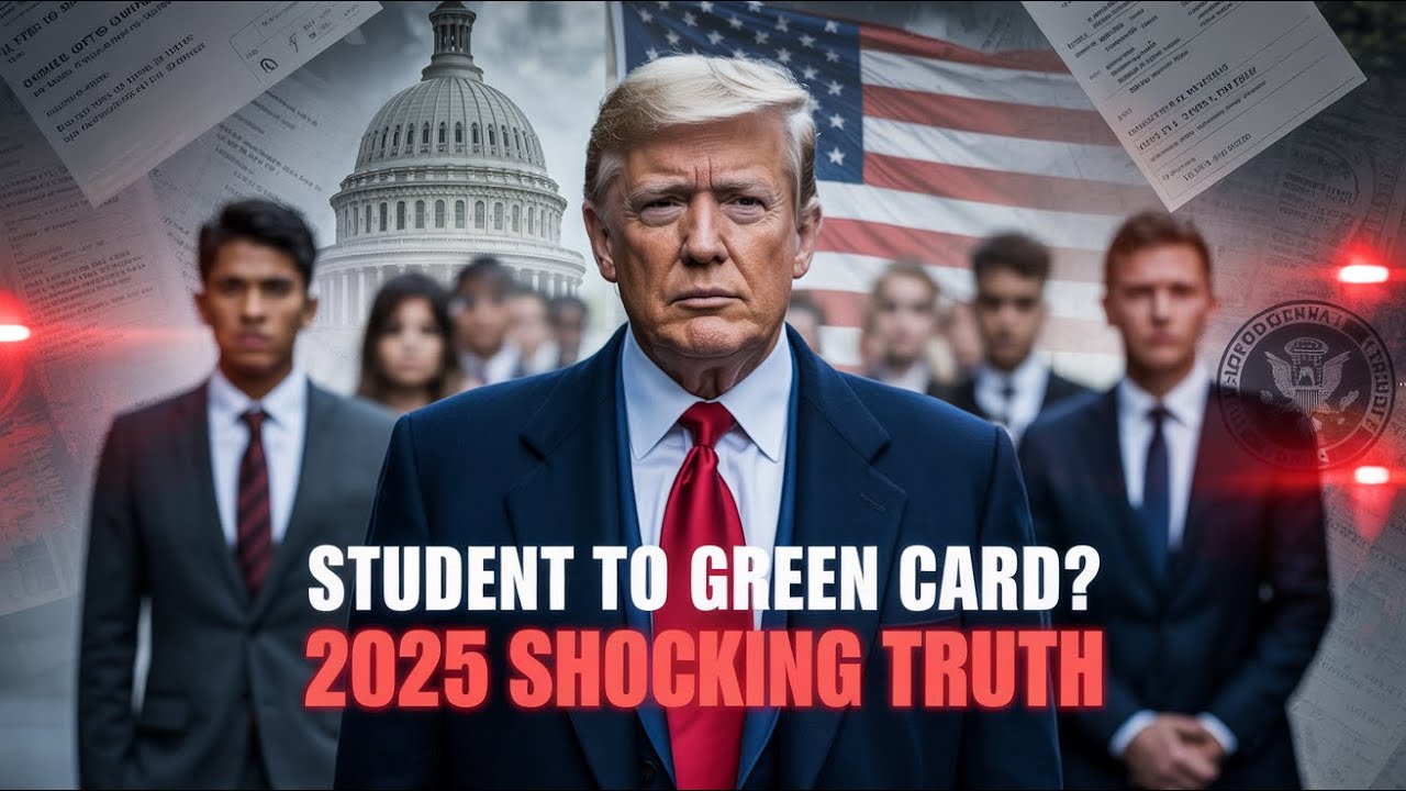 Student to Green Card Shocking Truth for F1 & F2 Visa Holders in 2025