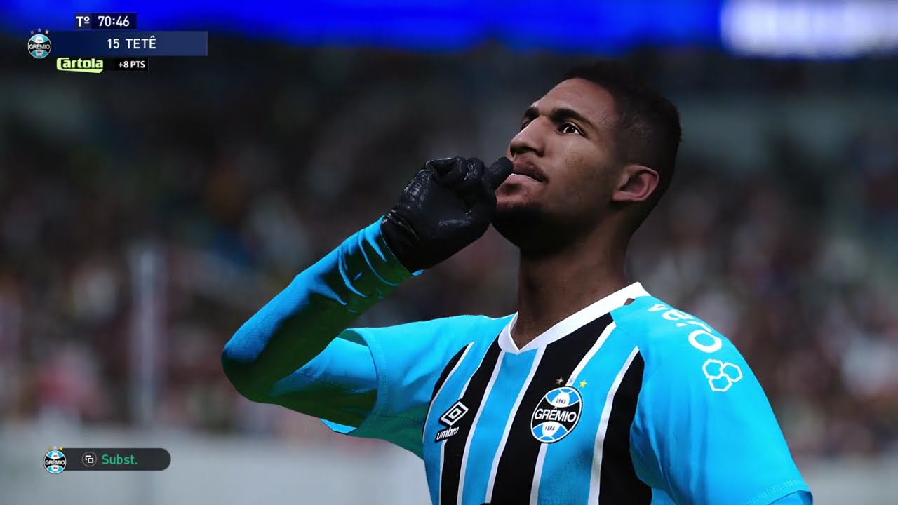 FLUMINENSE X GREMIO - Gameplay PES21 Simulação 